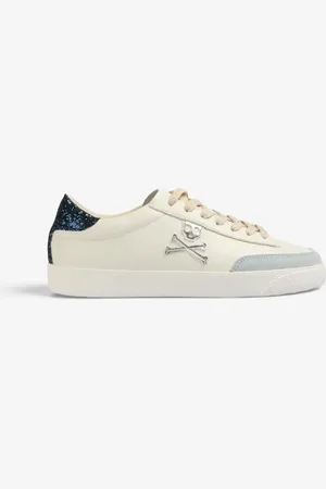 SCALPERS Zapatillas deportivas blanco hueso y azules New Gala de -Multicolor