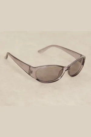 ASOS Gafas de sol cristalino de estilo deportivo con lentes ahumadas para festivales de