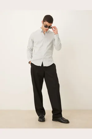 Abercrombie & Fitch Camisa claro de manga larga de