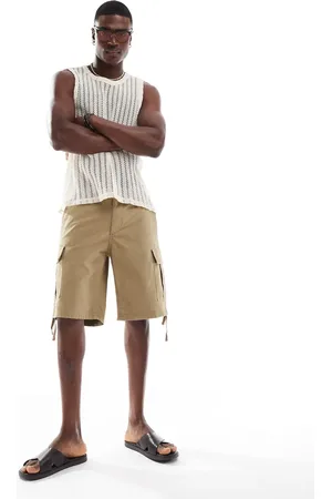 JACK & JONES Pantalones cortos cargo tostados de -Marrón