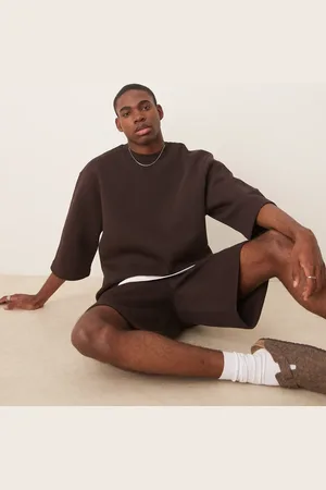 ASOS Sudadera extragrande de manga corta de