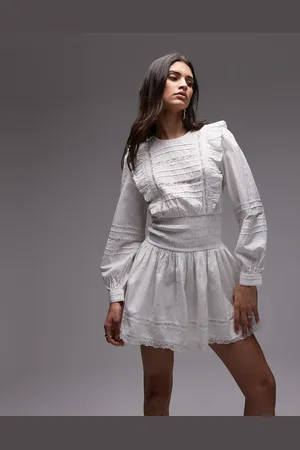 Topshop Vestido de tarde corto de estilo pradera de