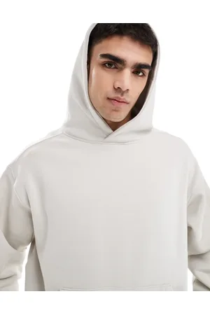 Cotton On Sudadera color de corte cuadrado con capucha y cuello redondo de Cotton On-Beis neutro