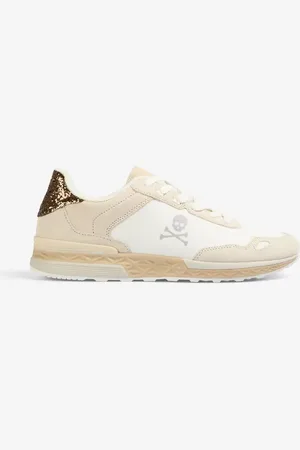 SCALPERS Zapatillas deportivas blanco hueso y color bronce Harry de -Multicolor