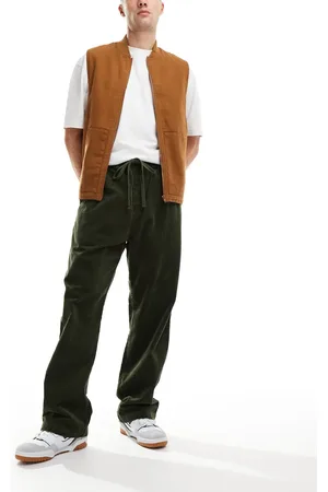 Carhartt Pantalones verdes holgados de pana Floyde de