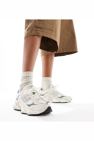 New Balance Zapatillas de deporte blanco hueso y verdes 9060 de