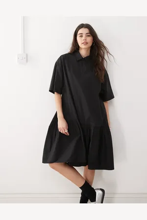COLLUSION Vestido camisero de -Multicolor