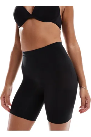 Spanx Pantalones cortos negros sin costuras Seamless Power de