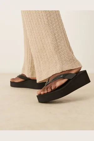 ASOS Cuñas de dedo negras Tigerlily de