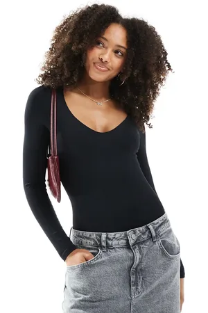 Pimkie Body con cuello ancho escotado de