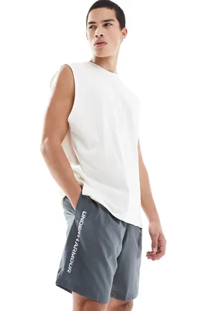 Under Armour Pantalones cortos grises Tech Wordmark de