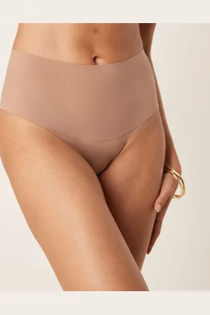 Spanx Braguitas brasileñas marrón café con leche invisibles Undie-dectable de -Neutro