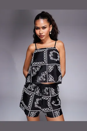 River Island Top de tirantes estilo pañuelo de (parte de un conjunto)