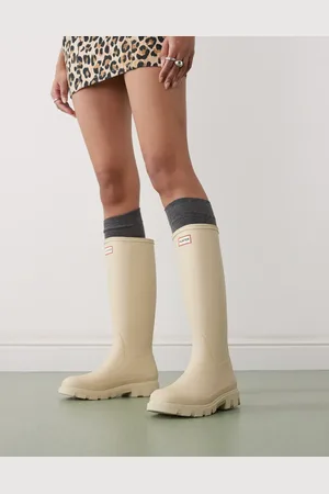 Hunter Botas de agua altas beis Downpour de