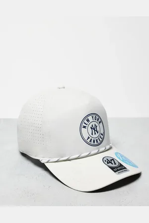 47 Brand Gorra de béisbol hueso con visera y diseño de los NY Yankees de