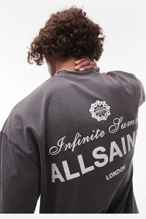 AllSaints Camiseta negro lavado Soleil de