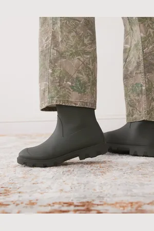 Hunter Botas de agua bajas oliva oscuro Downpour de