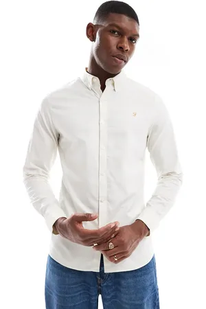 Farah Camisa de manga larga Brewer de -Neutro