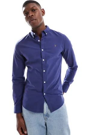 Farah Camisa medio de manga larga Brewer de