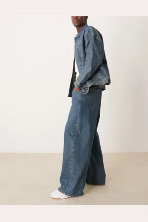 ASOS Vaqueros azules muy holgados con lavado medio de (parte de un conjunto)