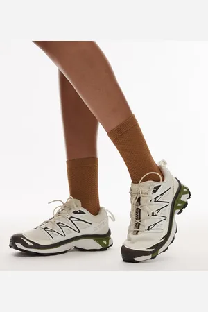 Salomon Zapatillas de deporte blancas y verdes XT-6 Expanse de