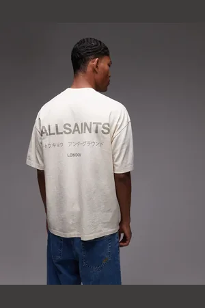 AllSaints Camiseta blanco arena Underground de