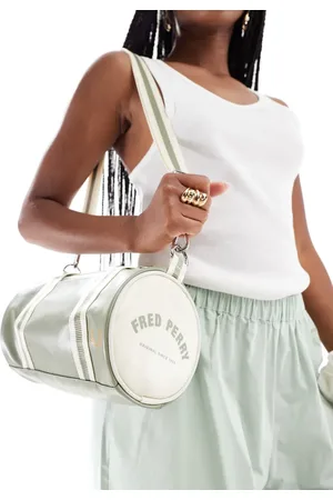 Fred Perry Bolso pequeño verde de estilo deportivo de