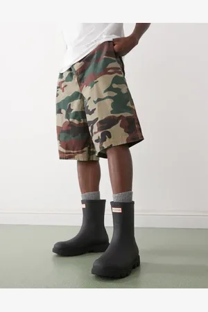 Hunter Botas de agua negra de caña baja Downpour de
