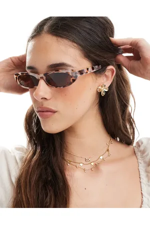 Aire Gafas de sol color galleta efecto carey con montura ovalada Avior de