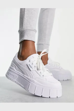 PUMA Zapatillas de deporte blancas Mayze Stack de