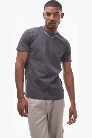 Topman Camiseta lavado de corte estándar de