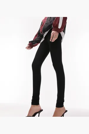 Topshop Leggings negros de talle alto de