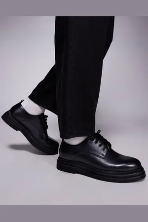 WALK LONDON Zapatos Derby negros de cuero Brooklyn de