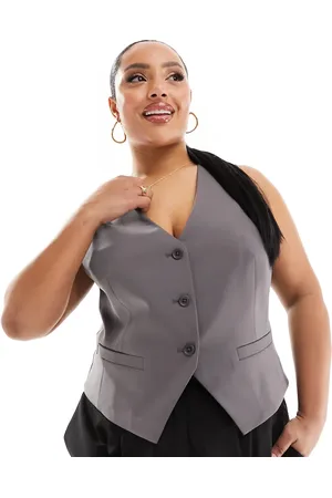 ASOS Chaleco de sastre de ASOS DESIGN Curve