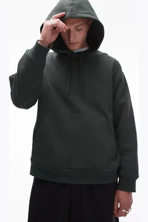 Topman Sudadera extragrande con capucha de
