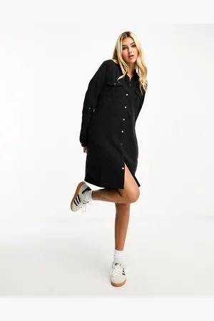 VERO MODA Vestido camisero corto abotonado de