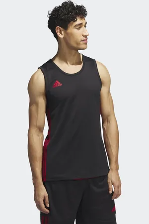 adidas Camiseta negra y rojo potente reversible 3G Speed de -Negro