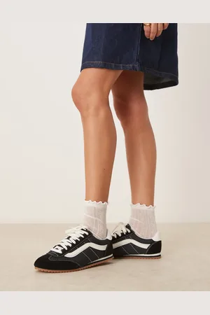 Vans Zapatillas de deporte negras de ante Super Lowpro Terrace de
