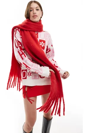 New Look Bufanda roja básica de