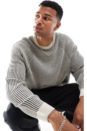 ASOS Jersey holgado de canalé de