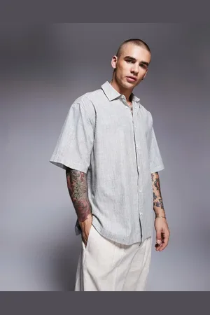 ASOS Camisa color a rayas extragrande de -Neutro
