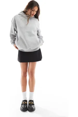 Cotton On Sudadera gris jaspeado clásica con capucha de Cotton On