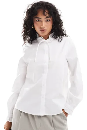 JDY Camisa con cordón anudado de