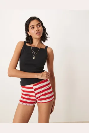 Abercrombie & Fitch Top de tirantes con cuello subido de canalé de