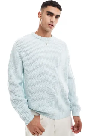 ASOS Jersey claro extragrande de canalé de
