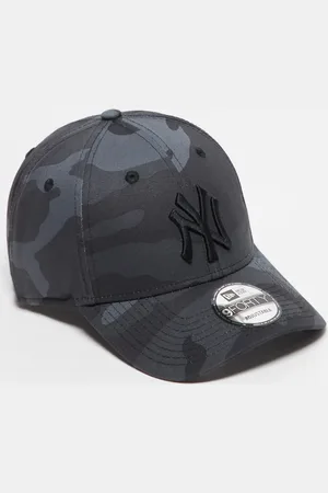 New Era Gorra de camionero en tonos oscuros con estampado de camuflaje y logo de los NY Yankees 9Forty de