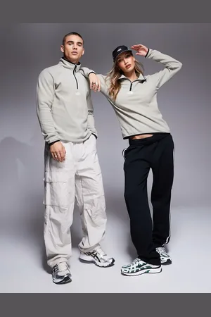 The North Face Polar con logo central y cremallera corta Glacier de