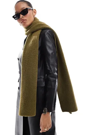 ASOS Bufanda de punto en de -Verde