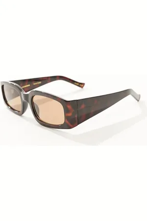 A. Kjærbede Gafas de sol medio efecto carey rectangulares Alex de