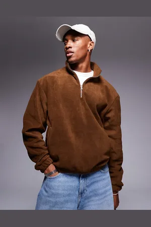 ASOS Sudadera de corte cuadrado extragrande de felpa de